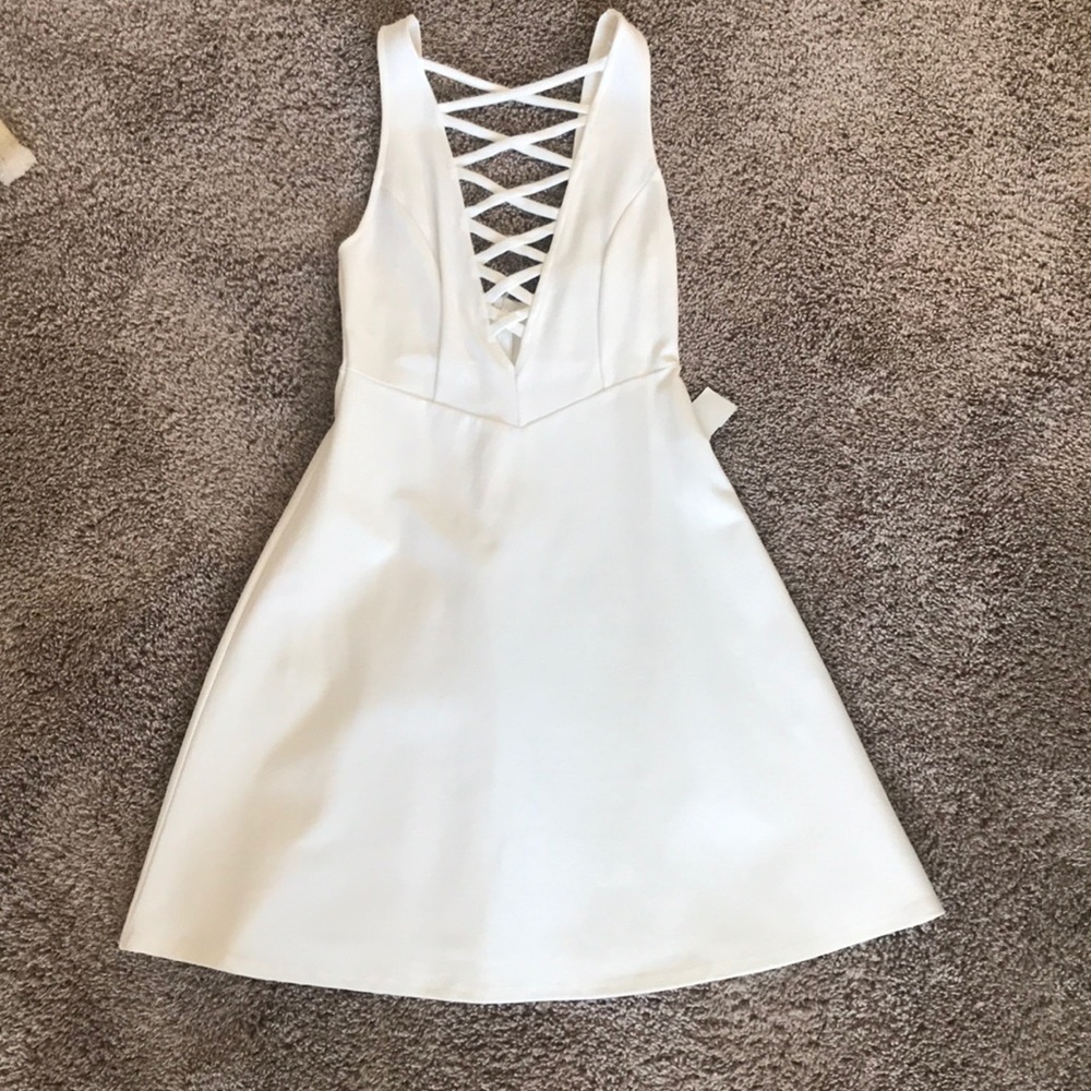NWT - White Criss Cross Dress